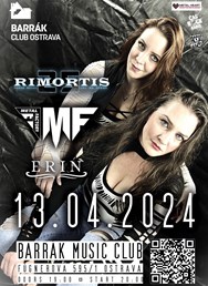 Koncert Metal Factory + Rimortis + Erin