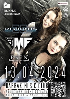 Koncert Metal Factory + Rimortis + Erin
