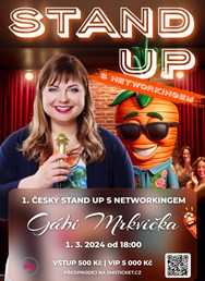 STAND UP s networkingem - Gábi Mrkvička 