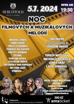 NOC FILMOVÝCH A MUZIKÁLOVÝCH MELODIÍ s hvězdnými hosty