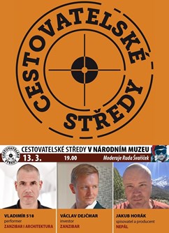 Cestovatelské středy v NM: Vladimir 518, Dejčmar, Horák