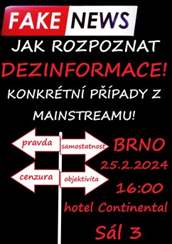Seminář: Dezinformace MAINSTREAMOVÉHO prostoru