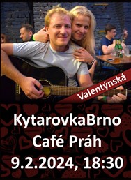 Valentýnská KytarovkaBrno v Café Práh