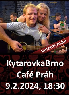 Valentýnská KytarovkaBrno v Café Práh
