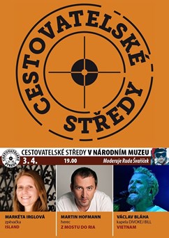 Cestovatelské středy v NM: Irglová, Hofmann, Bláha