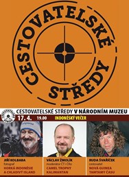 Cestovatelské středy v NM: Kolbaba, Žmolík, Švaříček
