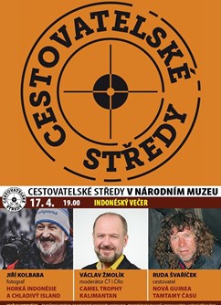 Cestovatelské středy v NM: Kolbaba, Žmolík, Švaříček