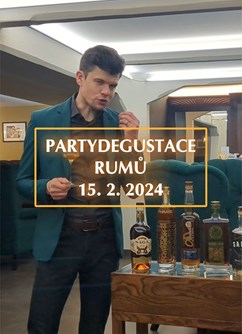 Partydegustace rumů „Krásy Indického oceánu“