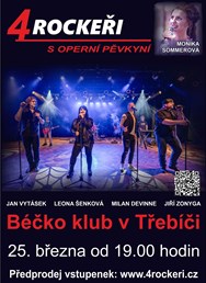 4 ROCKEŘI a operní pěvkyně v Třebíči