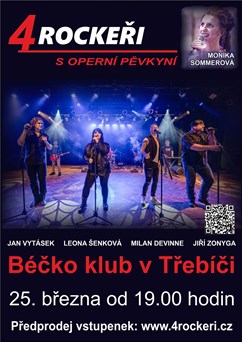 4 ROCKEŘI a operní pěvkyně v Třebíči