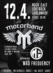 MOTORBAND + Mad Frequency / Rokáč