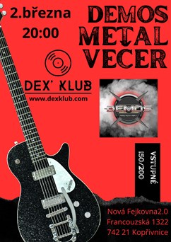 DEX' KLUB feat. DEMOS | METAL ROCKOVÁ PARTY