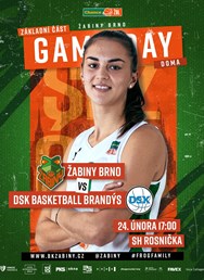 Chance ŽBL: Žabiny Brno - DSK Basketball Brandýs