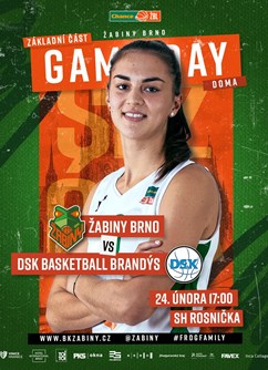 Chance ŽBL: Žabiny Brno - DSK Basketball Brandýs