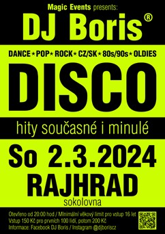 DJ Boris DISCO - RAJHRAD