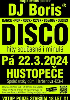 DJ Boris DISCO 18+ - Hustopeče