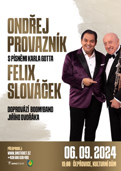 Ondřej Provazník s písněmi Karla Gotta a Felix Slováček