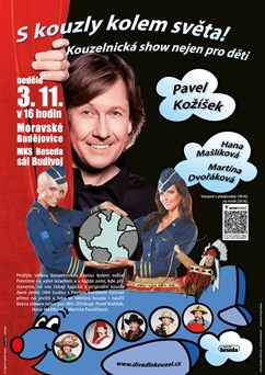 S kouzly kolem světa! Kouzelnická show Pavla Kožíška