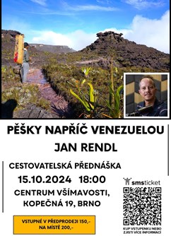 Pěšky napříč Venezuelou - Jan Rendl (Brno)