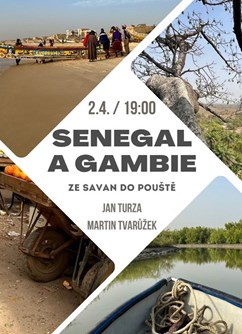 Senegal a Gambie - ze savan do pouště