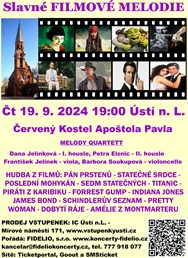 Slavné FILMOVÉ MELODIE v Ústí nad Labem