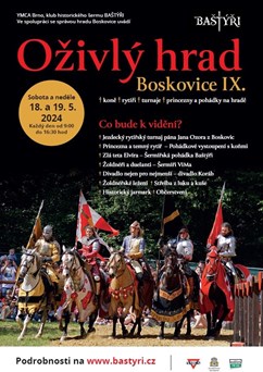 Oživlý hrad Boskovice IX.