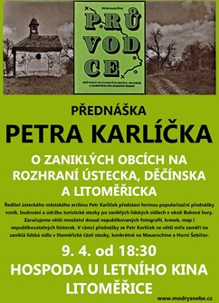 Zaniklé obce - přednáška Petra Karlíčka