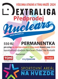 Třebíč Nuclears Baseball - sezónní permanentka 2024