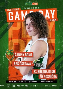 Chance ŽBL: Žabiny Brno - SBŠ Ostrava