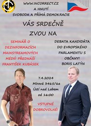 Seminář o dezinformacích v mainstreamu v Ústí nad Labem