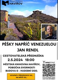 Pěšky napříč Venezuelou - Jan Rendl (Havířov)