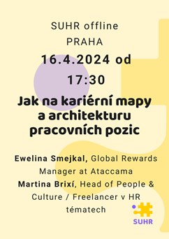 SUHR Offline Praha: Kariérní mapy a architektura pozic