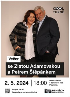 Večer se Zlatou Adamovskou a Petrem Štěpánkem