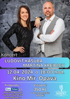 Koncert Ľudovít Kašuba a Martina Kreibich