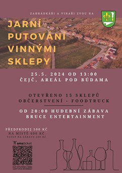 Jarní putování vinnými sklepy Čejč 2024