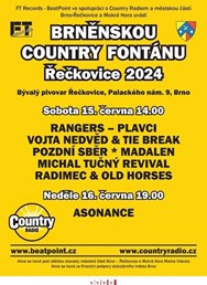 Permanentka Brněnská Country fontána Řečkovice 2024