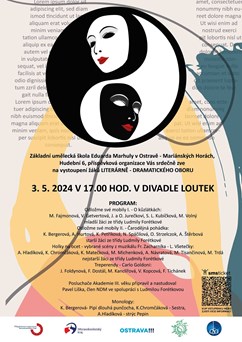 Vystoupení literárně-dramatického oddělení ZUŠ E. Marhuly
