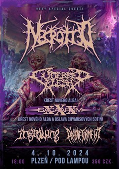 Necrotted, Cutterred Flesh, Isacaarum, Ingrowing