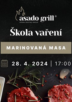 Škola vaření v asado grill - Marinovaná masa