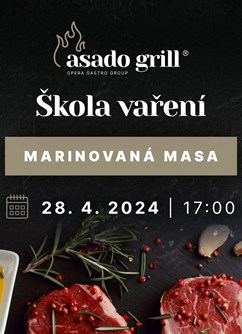 Škola vaření v asado grill - Marinovaná masa