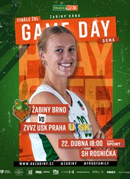 Finále Chance ŽBL: Žabiny Brno - ZVVZ USK Praha