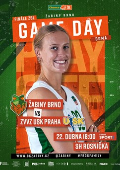 Finále Chance ŽBL: Žabiny Brno - ZVVZ USK Praha