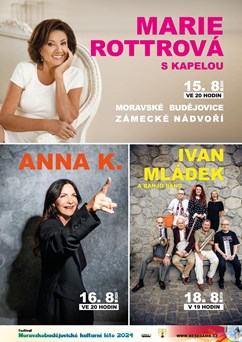 V balíku: Marie Rottrová, Anna K., Ivan Mládek a Banjo Band