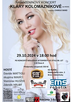Narozeninový koncert Kláry Kolomazníkové (ex Holki)