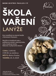 Škola vaření s Romanem Paulusem - Podzimní menu s lanýži