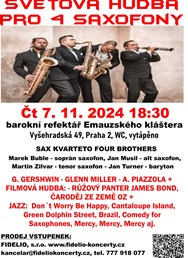Světová hudba pro 4 saxofony