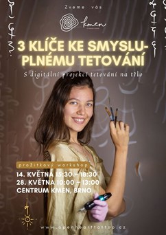 3 klíče ke smysluplnému tetování - prožitkový workshop
