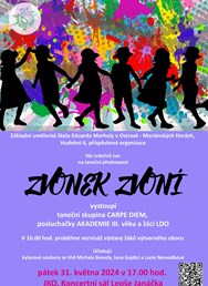 Ročníkové taneční představení Zvonek Zvoní ZUŠ E. Marhuly
