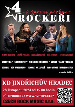 4 ROCKEŘI s operní pěvkyní