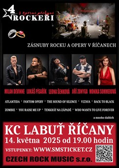 4 ROCKEŘI s operní pěvkyní